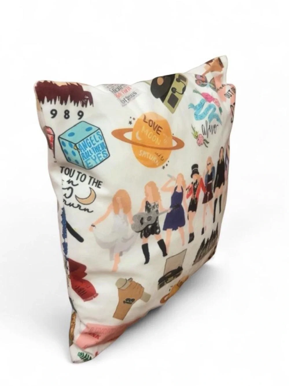 Taylor Swift Eras Throw Pillow | Swiftie Decorative Accent Cushion